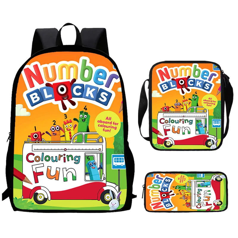 Kids School Backpack Set With Pen Case And Shoulder Bag - ToylandEU