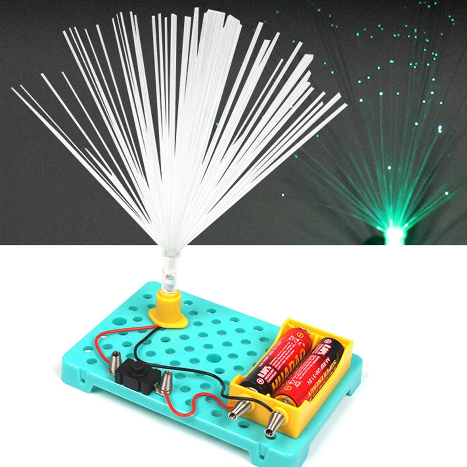 Kids Science Experiment Kits Colorful Fiber Optic Lights DIY Assembly Toy Children Educational Toy - ToylandEU