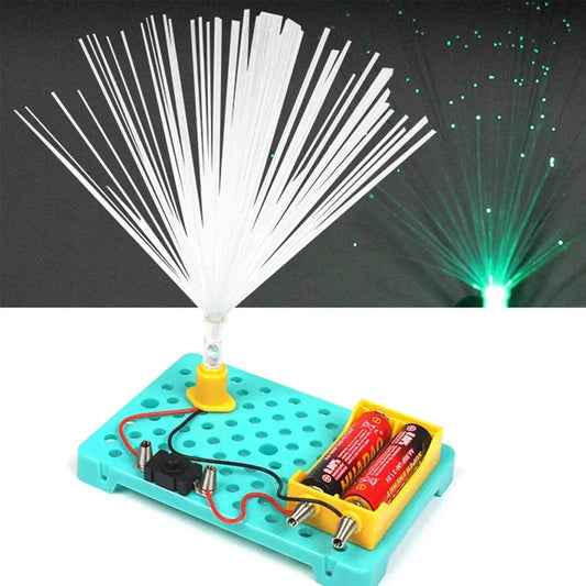  Kids Science Experiment Kits Colorful Fiber Optic Lights DIY Assembly Toy Children Educational Toy -  ToylandEU™