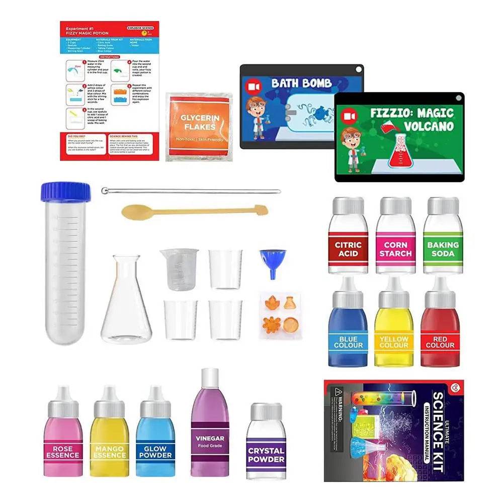 Kids Science Experiments Kid Science Chemistry Kit STEM Set - ToylandEU