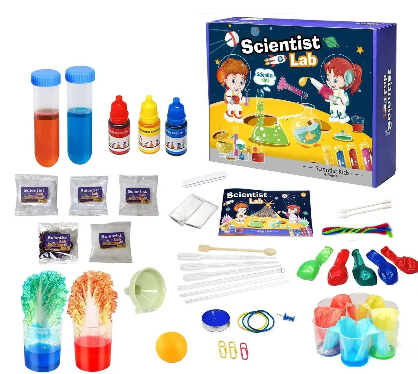 Kids Science Lab Kit Montessori Chemistry Experiments Educational Hands On - ToylandEU
