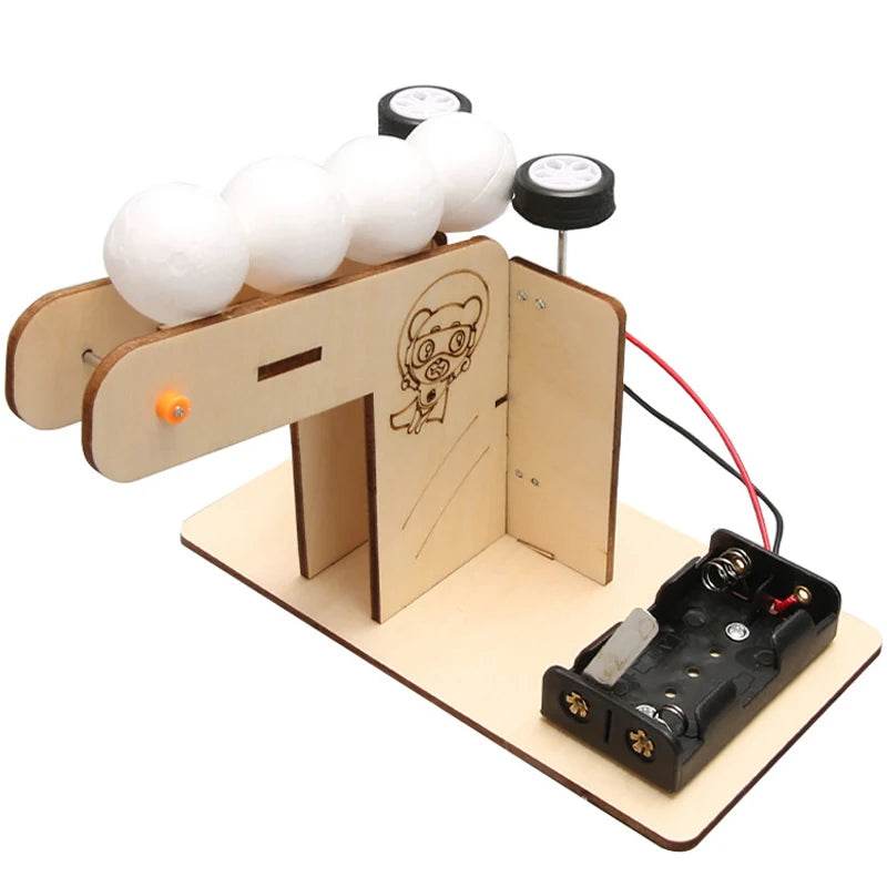 Kids Science Toys DIY STEM Learning Kit with Pitching Machine Model Educational Aids - ToylandEU