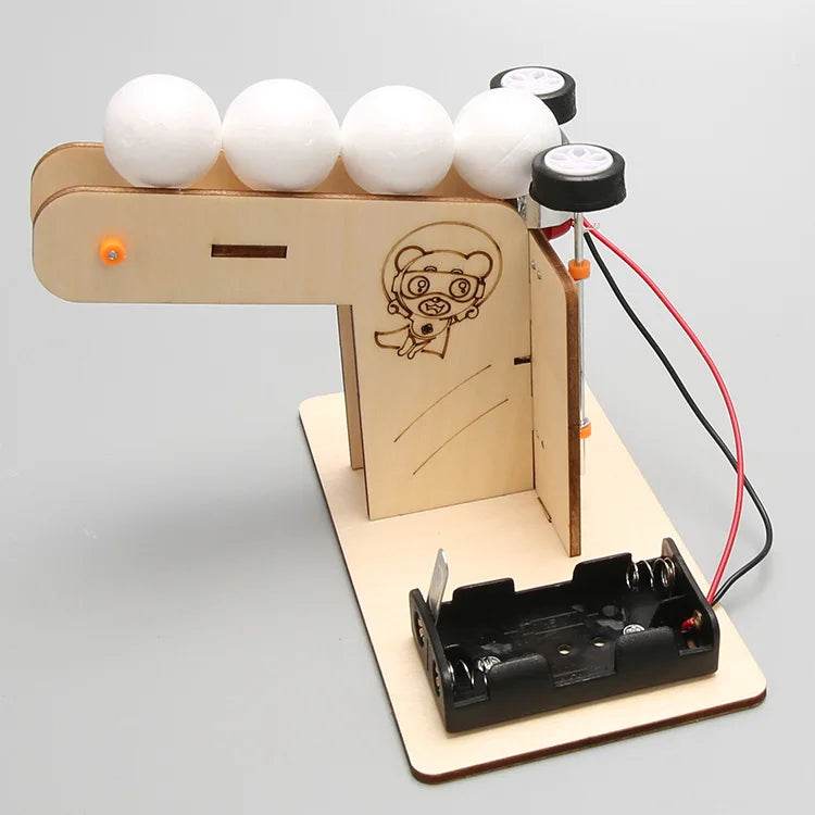 Kids Science Toys DIY STEM Learning Kit with Pitching Machine Model Educational Aids - ToylandEU