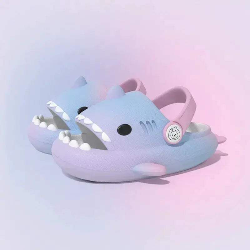 Kids Shark Slides Cushioned Beach Sandals For Toddlers - ToylandEU