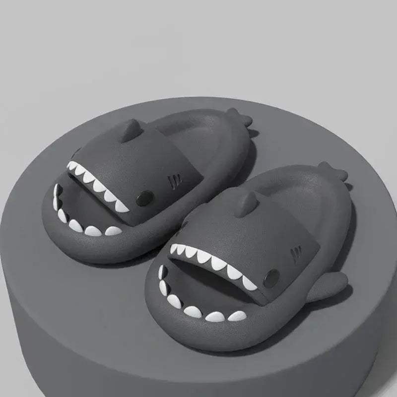 Kids Shark Slides Cushioned Beach Sandals For Toddlers - ToylandEU
