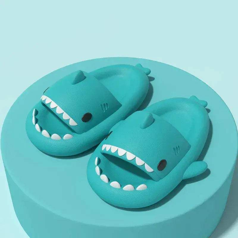 Kids Shark Slides Cushioned Beach Sandals For Toddlers - ToylandEU