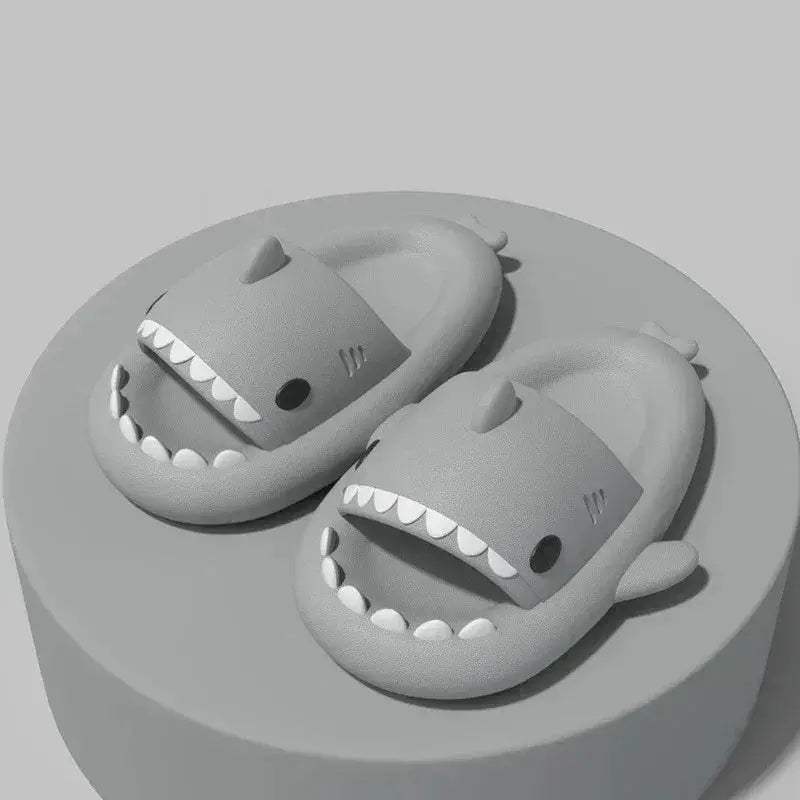 Kids Shark Slides Cushioned Beach Sandals For Toddlers - ToylandEU