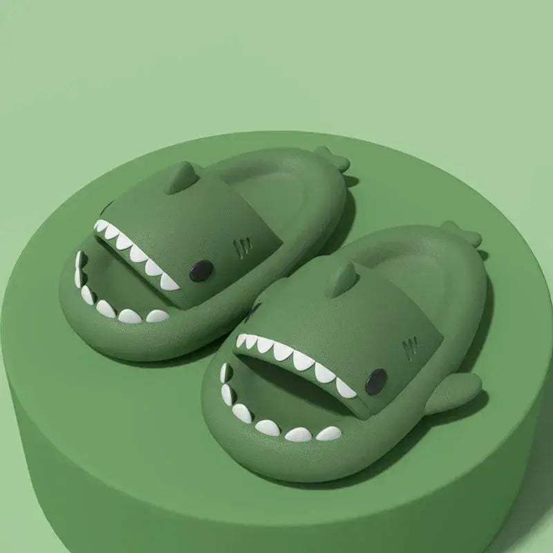 Kids Shark Slides Cushioned Beach Sandals For Toddlers - ToylandEU