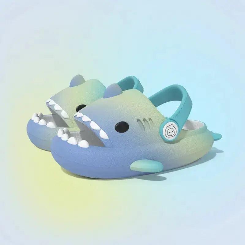  Kids Shark Slides Cushioned Beach Sandals Toddlers -  ToylandEU™