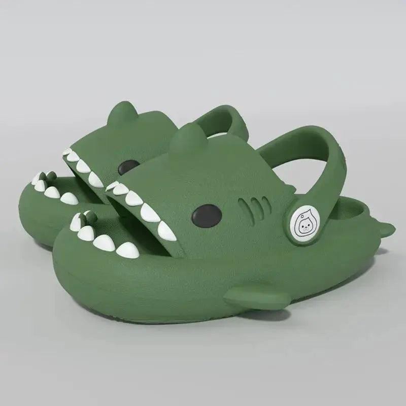  Kids Shark Slides Cushioned Beach Sandals Toddlers -  ToylandEU™