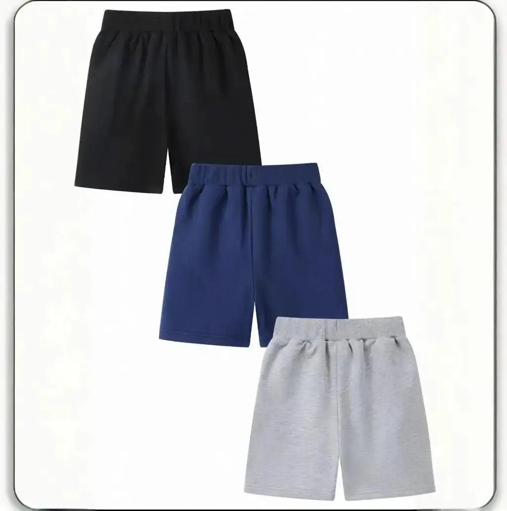  Kids Shorts For Boys Elastic Drawstring Three Pack -  ToylandEU™