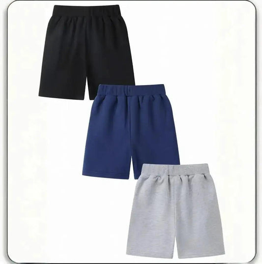  Kids Shorts For Boys Elastic Drawstring Three Pack -  ToylandEU™
