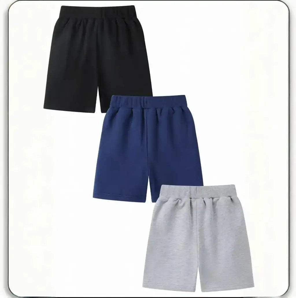  Kids Shorts For Boys Elastic Drawstring Three Pack -  ToylandEU™