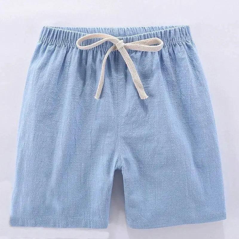 Kids Shorts For Boys Girls Cotton Linen Summer Sport Pants -  ToylandEU™
