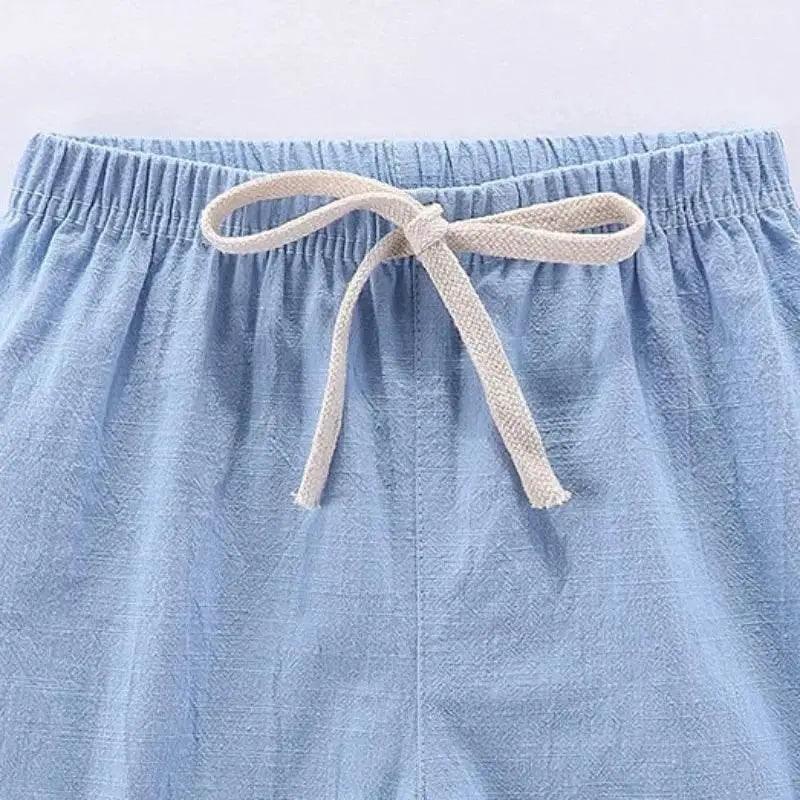  Kids Shorts For Boys Girls Cotton Linen Summer Sport Pants -  ToylandEU™
