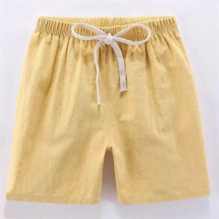  Kids Shorts For Boys Girls Cotton Linen Summer Sport Pants -  ToylandEU™