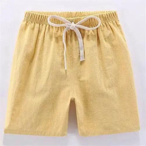  Kids Shorts For Boys Girls Cotton Linen Summer Sport Pants -  ToylandEU™