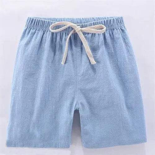 Kids Shorts For Boys Girls Cotton Linen Summer Thin Breathable 2024 - ToylandEU