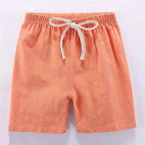 Kids Shorts For Boys Girls Cotton Linen Summer Thin Breathable 2024 - ToylandEU