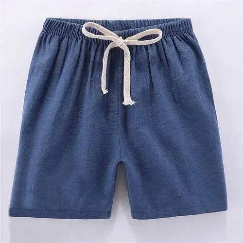Kids Shorts For Boys Girls Cotton Linen Summer Thin Breathable 2024 - ToylandEU