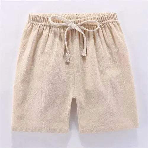 Kids Shorts For Boys Girls Cotton Linen Summer Thin Breathable 2024 - ToylandEU
