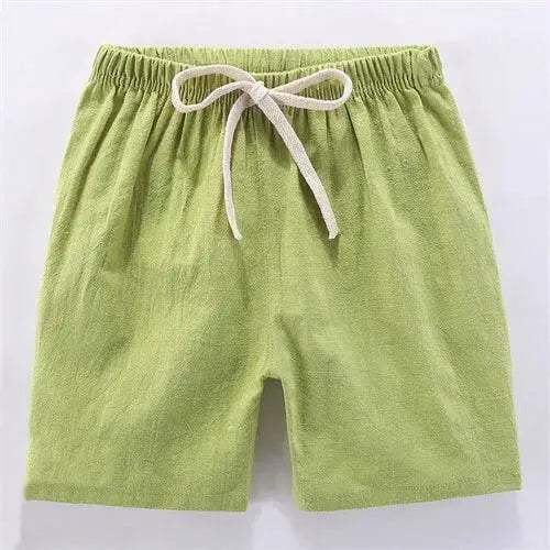 Kids Shorts For Boys Girls Cotton Linen Summer Thin Breathable 2024 - ToylandEU