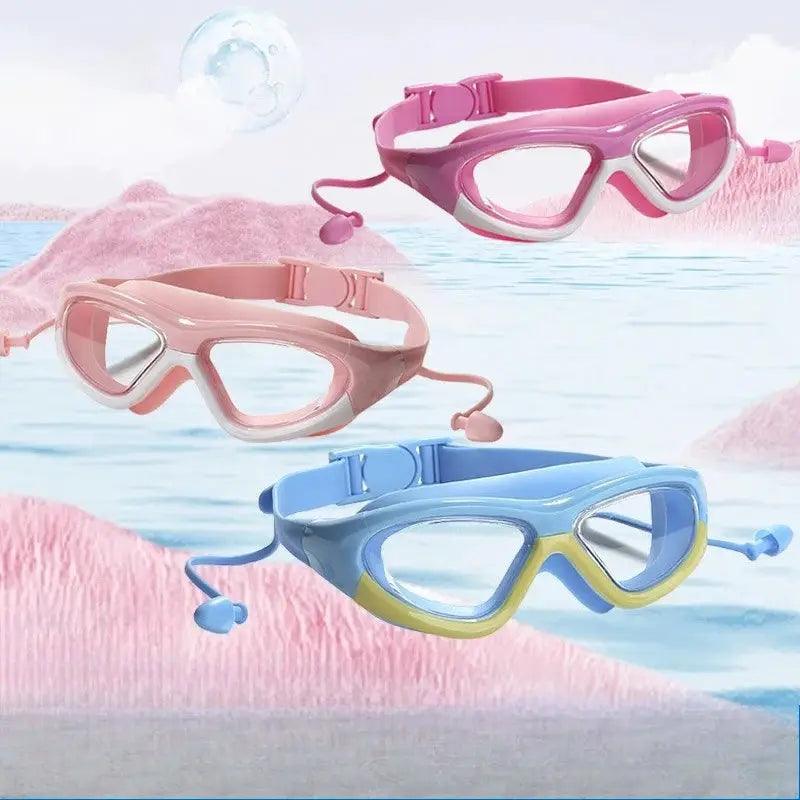  Kids Silicone Swimming Goggles Anti Fog HD Clarity -  ToylandEU™