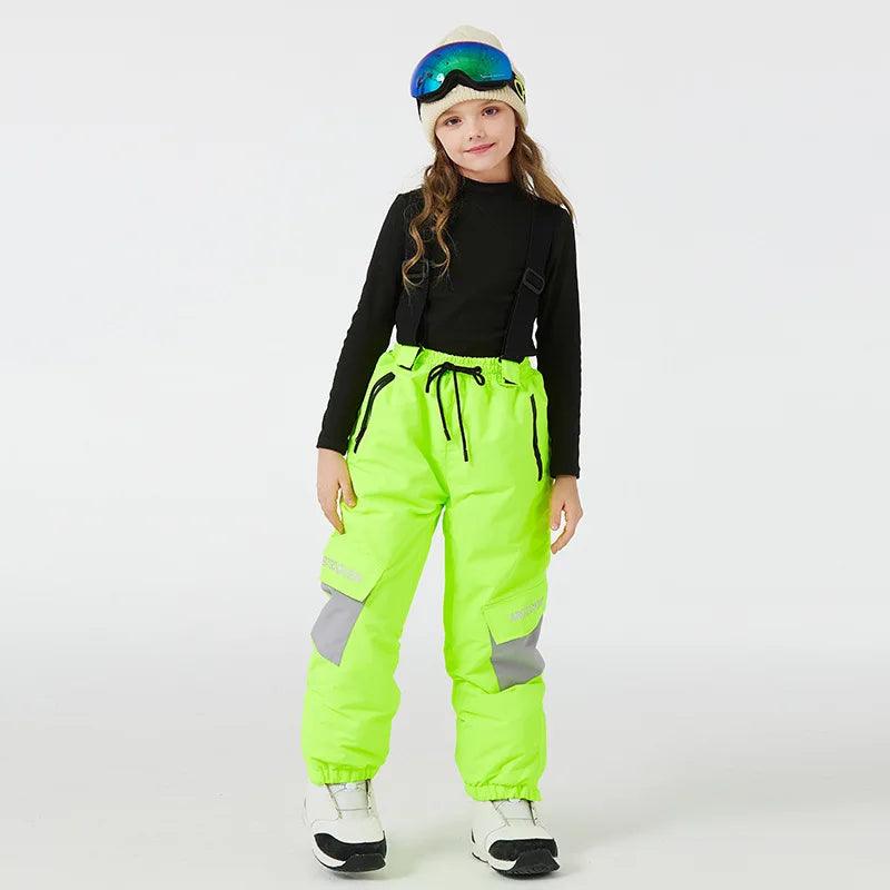 Kids Ski Bibs | Waterproof Insulated | Toylandeu™