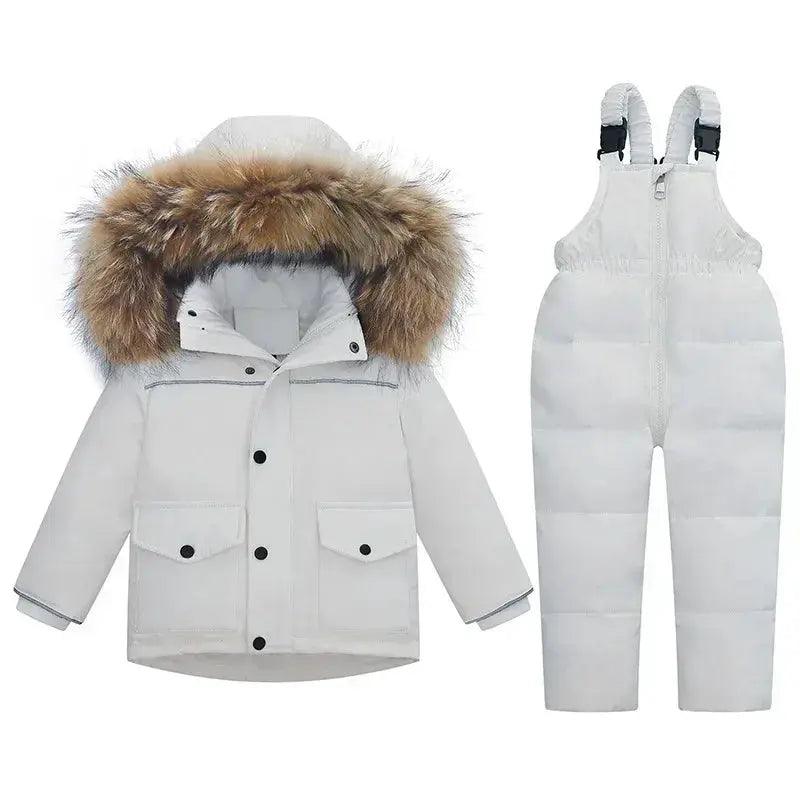  Kids Ski Jacket Set Winter Coat Thickened Two Piece -  ToylandEU™