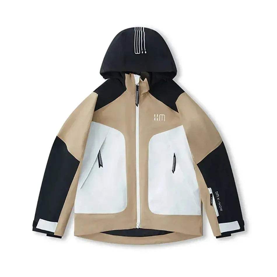 Kids Ski Jacket Waterproof Snowproof Hooded Winter Outerwear - ToylandEU