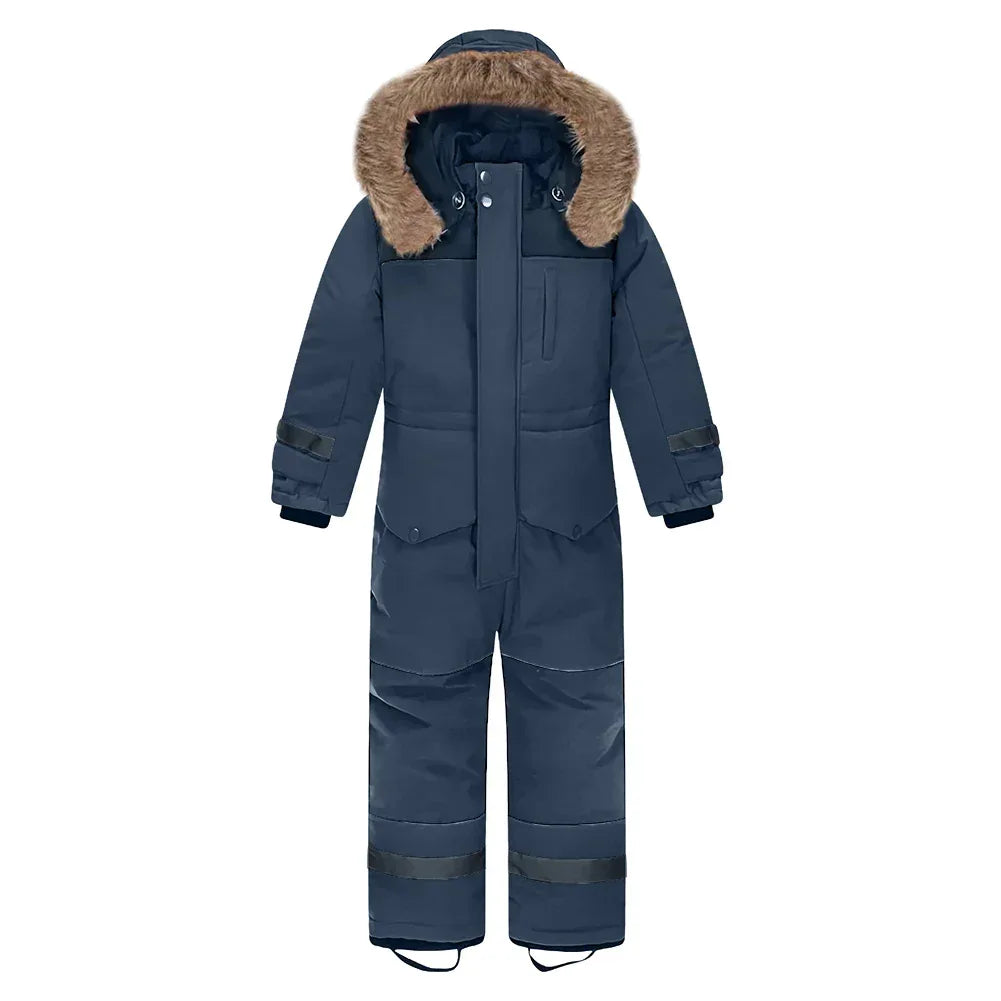 Kids Ski Jumpsuit Windproof Warm Winter Snow Gear Outdoor Wear - ToylandEU