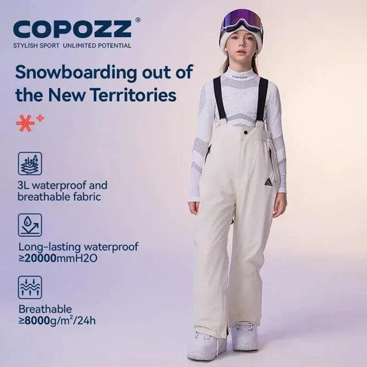  Kids Ski Pants All In One Windproof Waterproof Overalls -  ToylandEU™