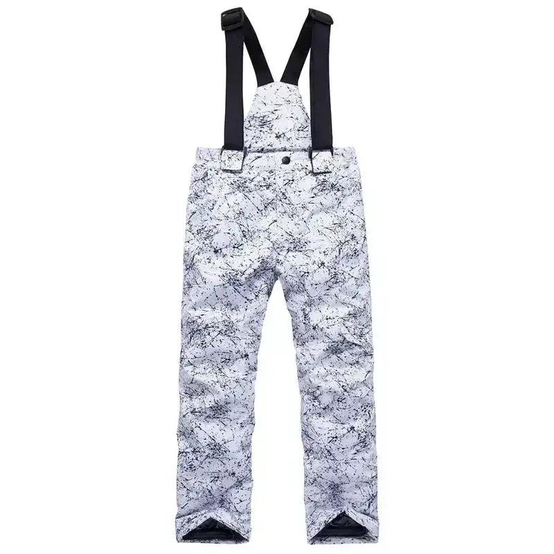  Kids Ski Pants Waterproof Snowboard Bibs Warm -  ToylandEU™