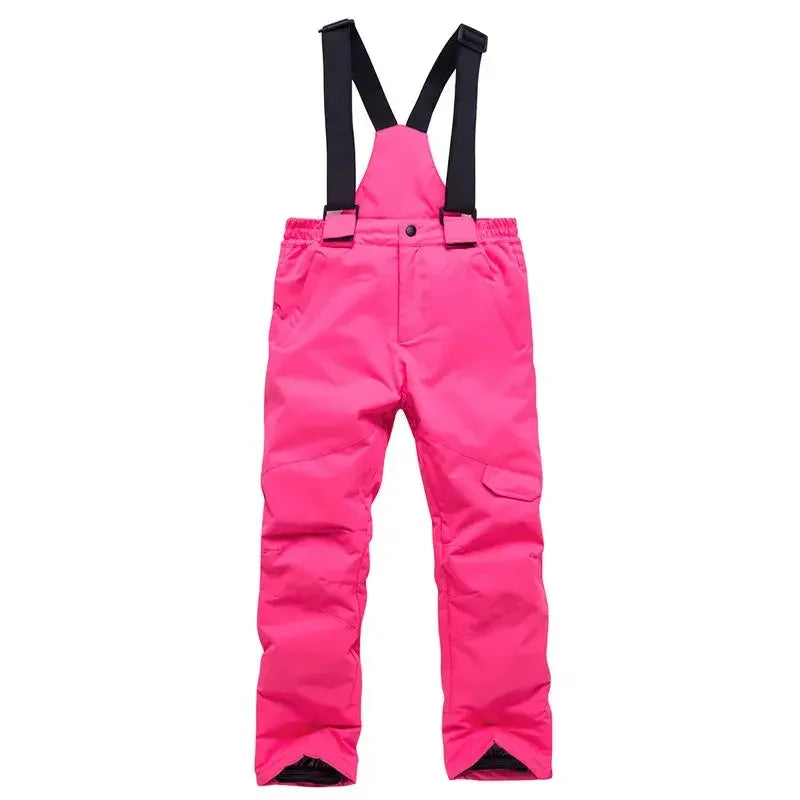 Kids Ski Pants Waterproof Warm Bibs For Winter Snowboarding - ToylandEU