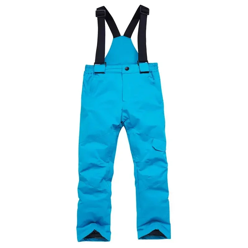 Kids Ski Pants Waterproof Warm Bibs For Winter Snowboarding - ToylandEU