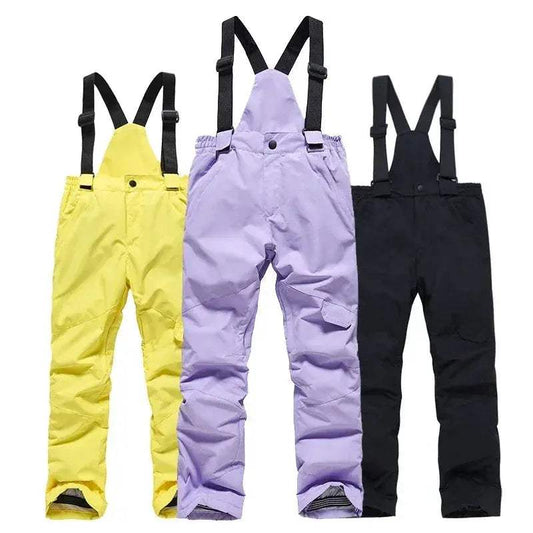  Kids Ski Pants Waterproof Warm Bibs Snowboarding -  ToylandEU™