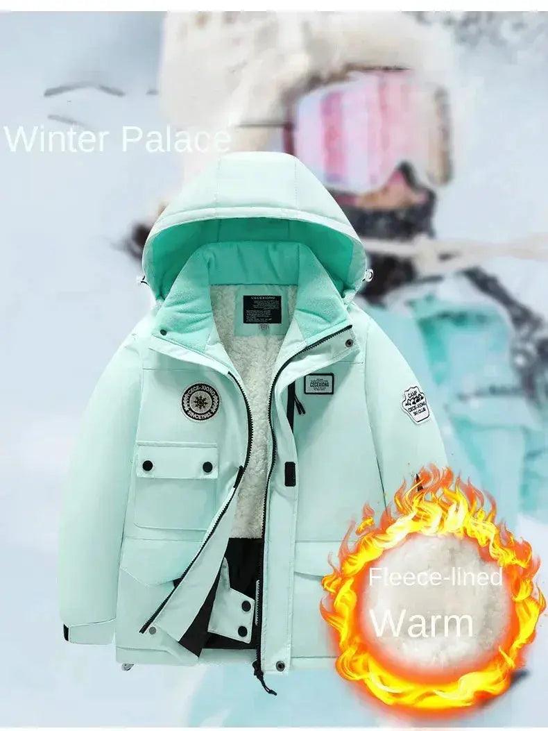  Kids Ski Pants Waterproof Warm Windproof Fleece Lined -  ToylandEU™