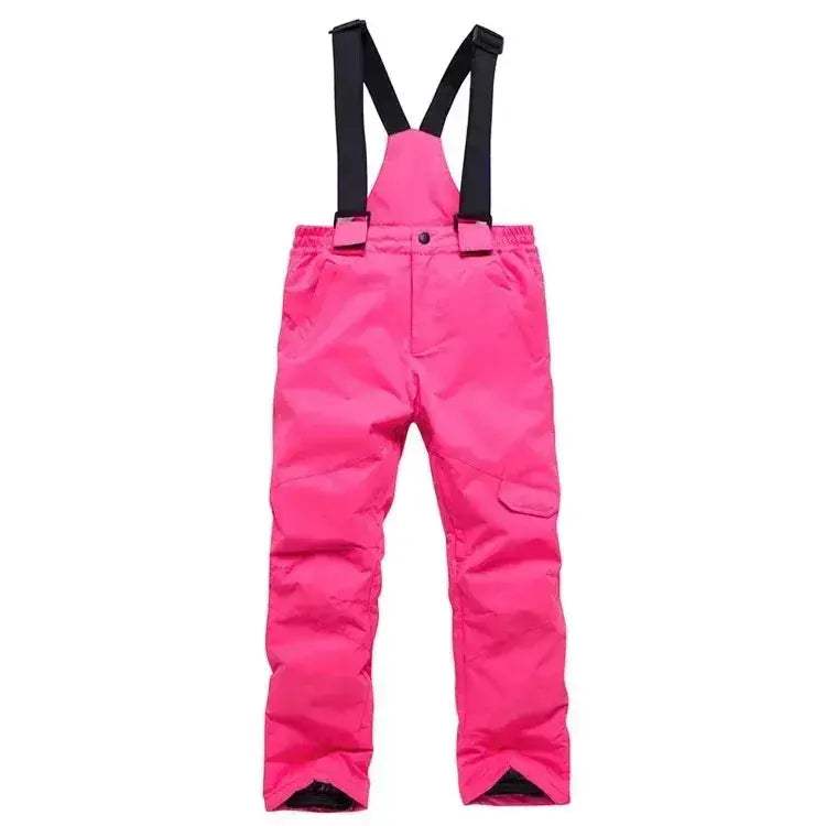 Kids Ski Pants Waterproof Windproof Snowboard Bibs Warm Breathable - ToylandEU