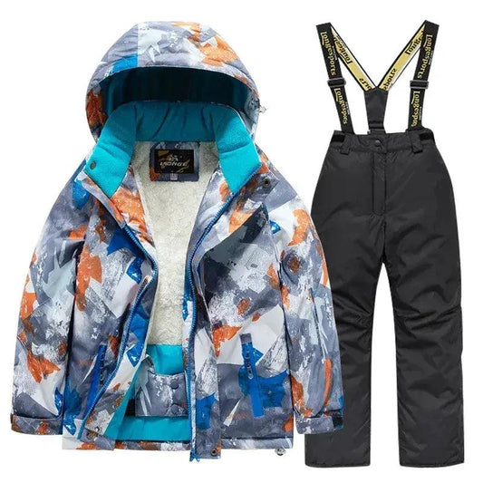  Kids Ski Suit All Weather Waterproof Snow Gear -  ToylandEU™