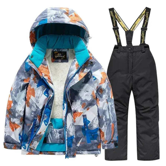  Kids Ski Suit All Weather Waterproof Snow Gear -  ToylandEU™