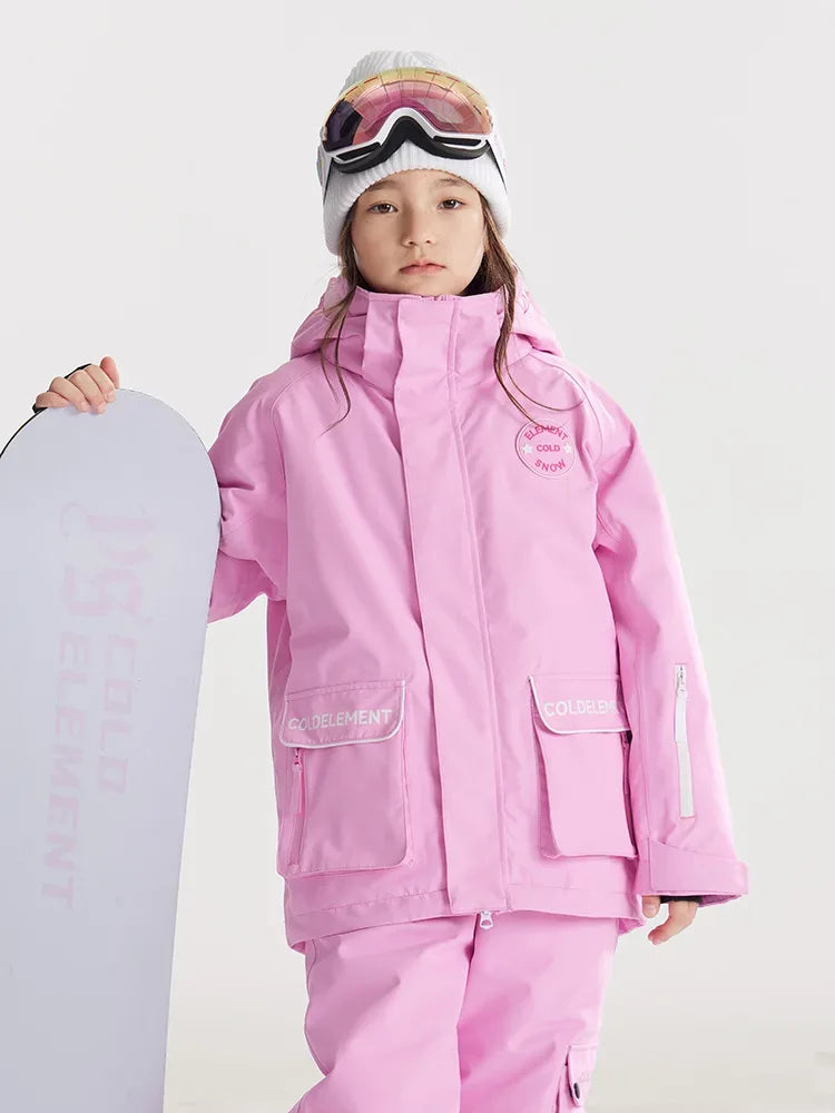 Kids Ski Suit Set Warm Windproof For Winter Adventures - ToylandEU