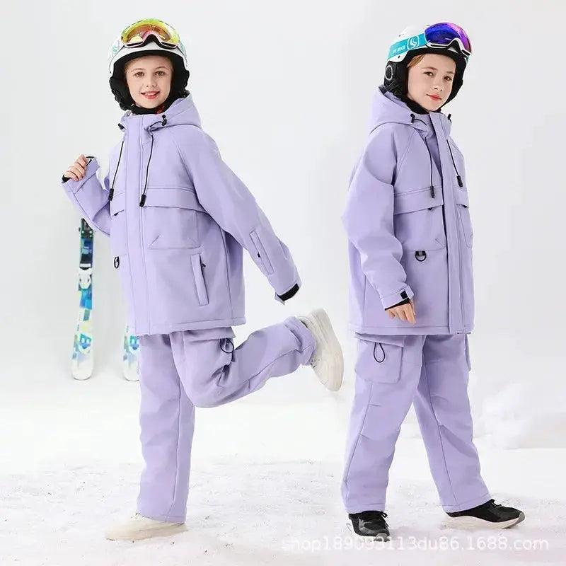  Kids Ski Suit Set Waterproof Insulated For Winter -  ToylandEU™