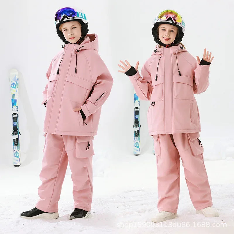 Kids Ski Suit Set Waterproof Warm Windproof Insulated Winter - ToylandEU