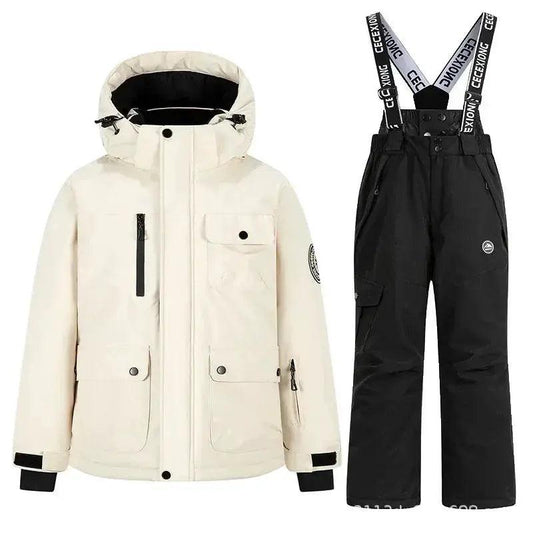 Kids Ski Suit Set Waterproof Warm Winter Snow Gear Pro -  ToylandEU™