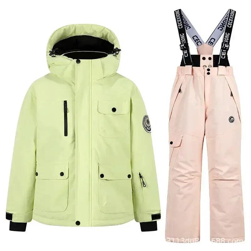  Kids Ski Suit Set Waterproof Warm Winter Snow Gear Pro -  ToylandEU™