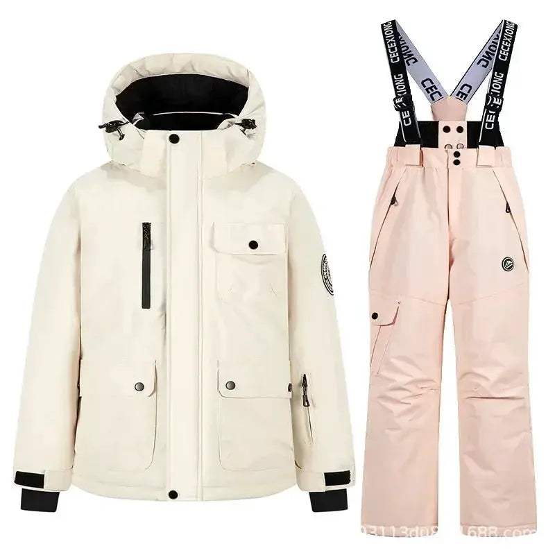 Kids Ski Suit Set Waterproof Warm Winter Snow Gear - ToylandEU