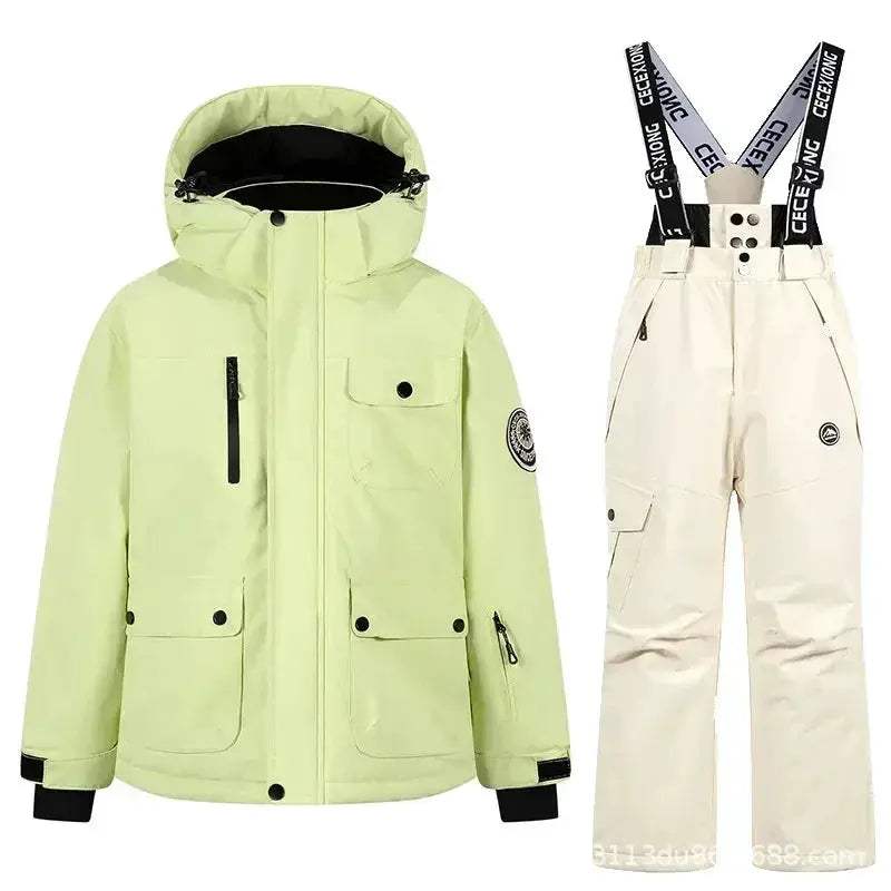 Kids Ski Suit Set Waterproof Warm Winter Snow Gear - ToylandEU