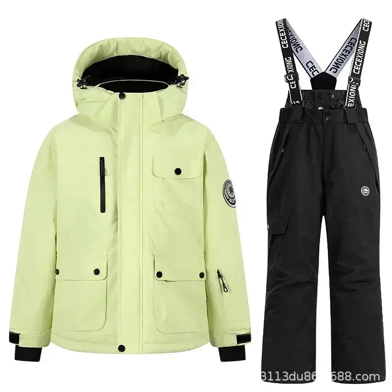 Kids Ski Suit Set Waterproof Warm Winter Snow Gear - ToylandEU