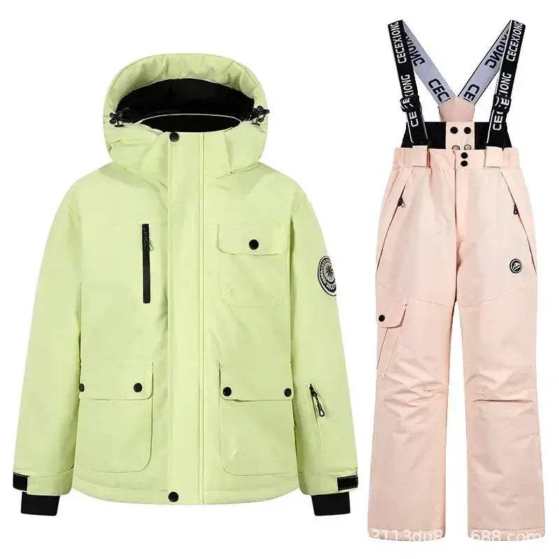 Kids Ski Suit Set Waterproof Warm Winter Snow Gear - ToylandEU