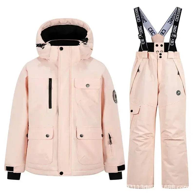 Kids Ski Suit Set Waterproof Warm Winter Snow Gear - ToylandEU